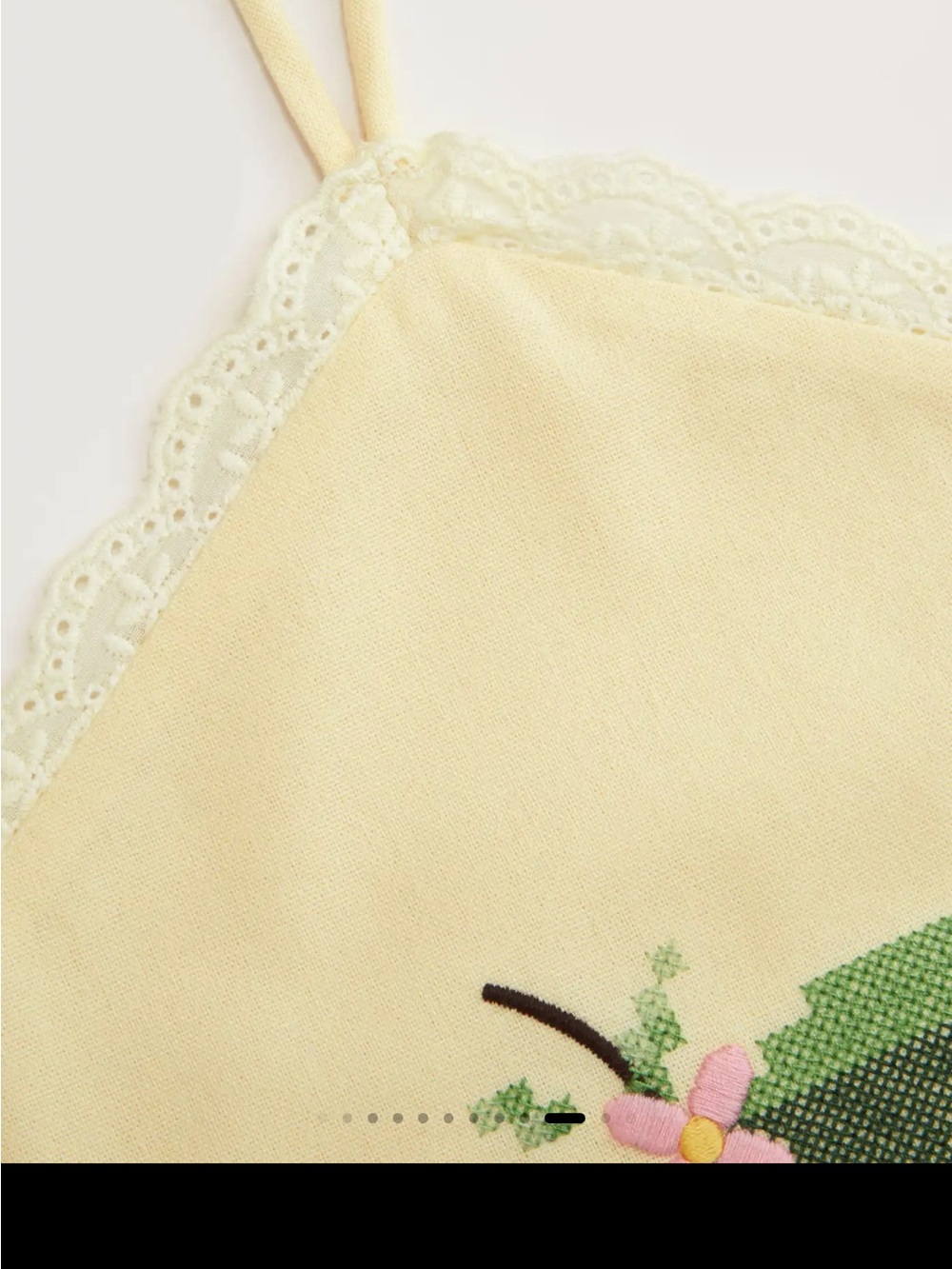 HALTER EMBROIDERY TOP - Picture 12 of 15